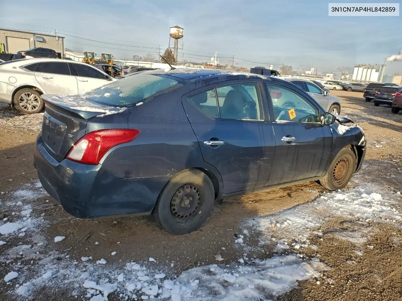 3N1CN7AP4HL842859 2017 Nissan Versa S