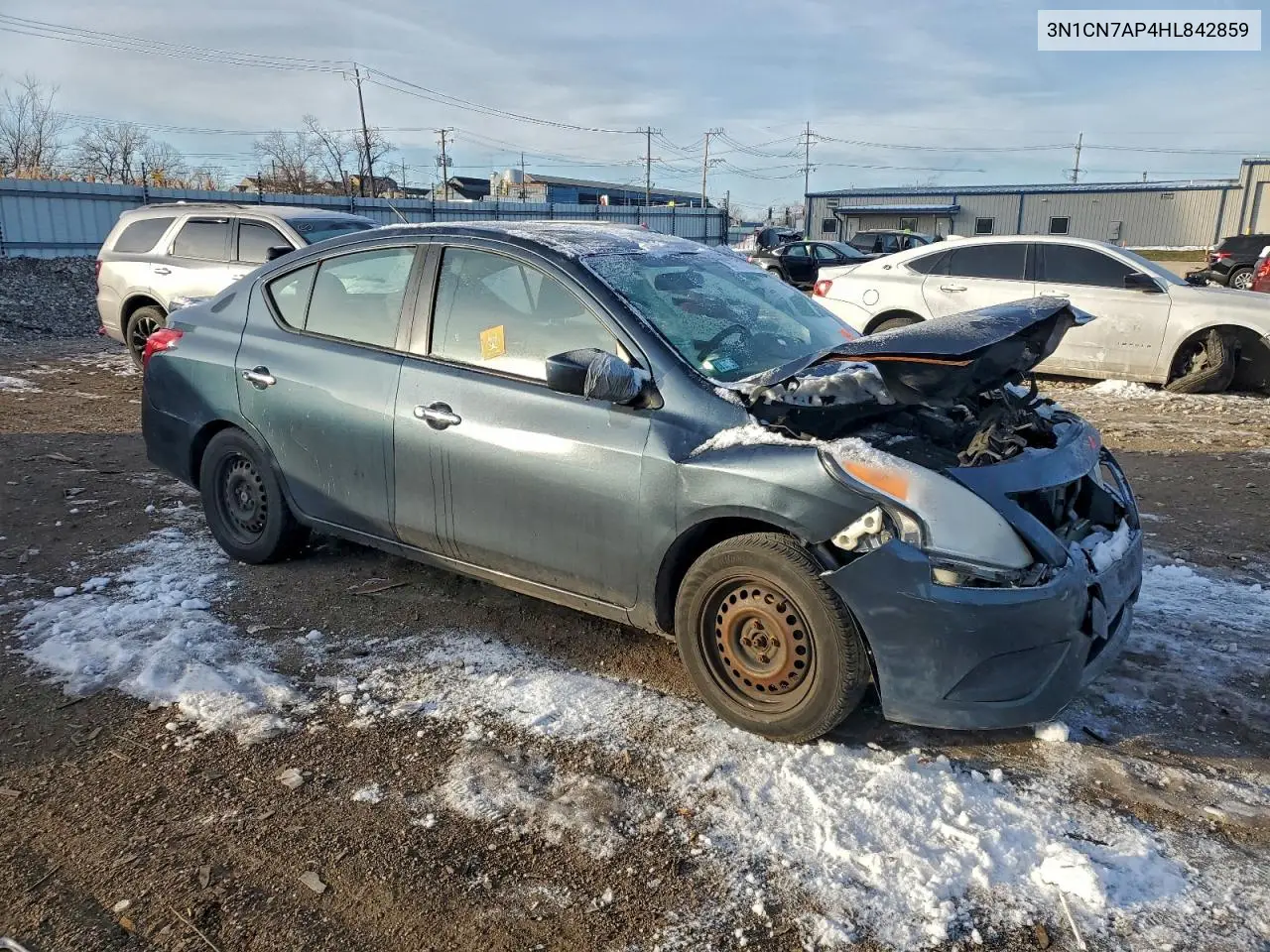 3N1CN7AP4HL842859 2017 Nissan Versa S