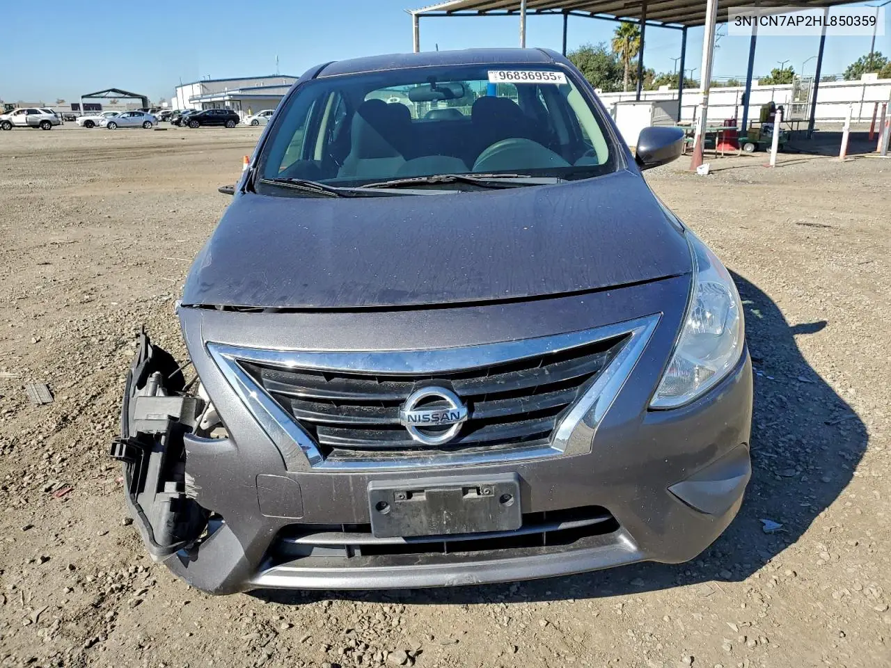 3N1CN7AP2HL850359 2017 Nissan Versa S