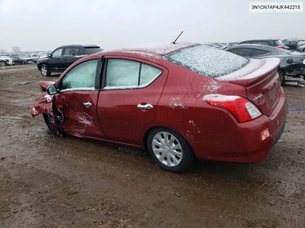 2018 Nissan Versa S VIN: 3N1CN7AP4JK442215 Lot: 48031514