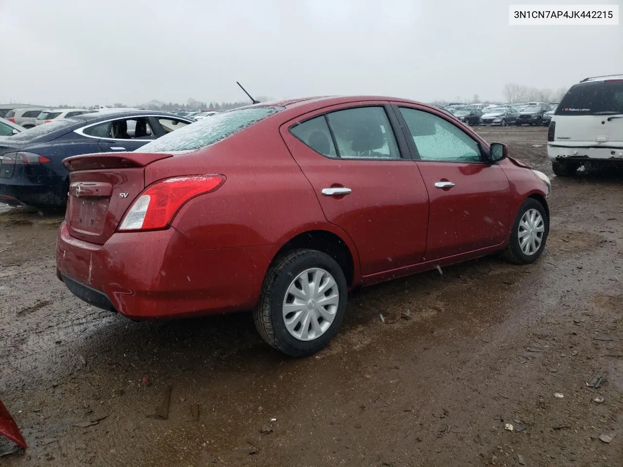 2018 Nissan Versa S VIN: 3N1CN7AP4JK442215 Lot: 48031514