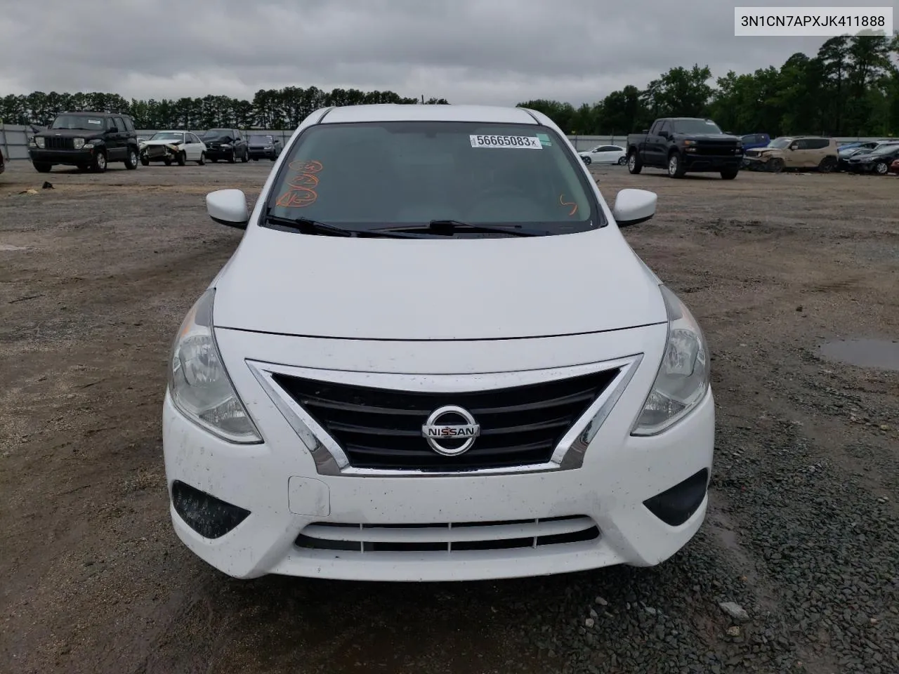 2018 Nissan Versa S VIN: 3N1CN7APXJK411888 Lot: 56665083