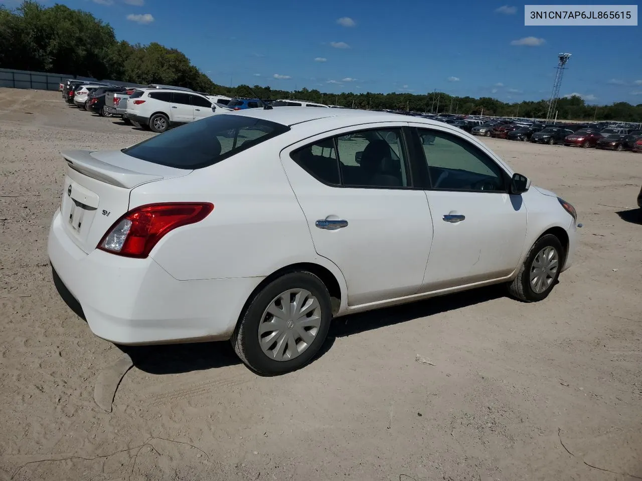 2018 Nissan Versa S VIN: 3N1CN7AP6JL865615 Lot: 71364294