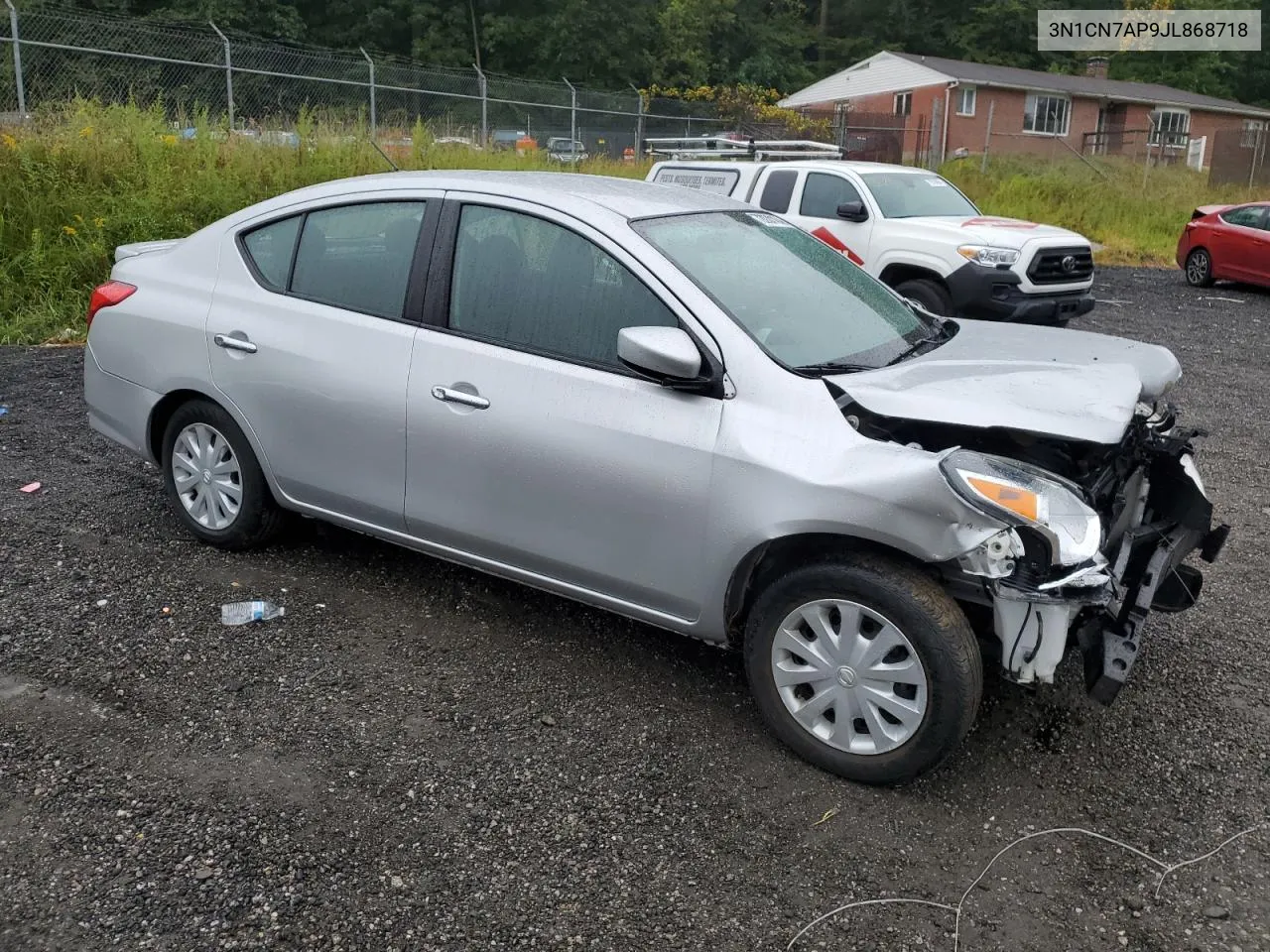 2018 Nissan Versa S VIN: 3N1CN7AP9JL868718 Lot: 72830164