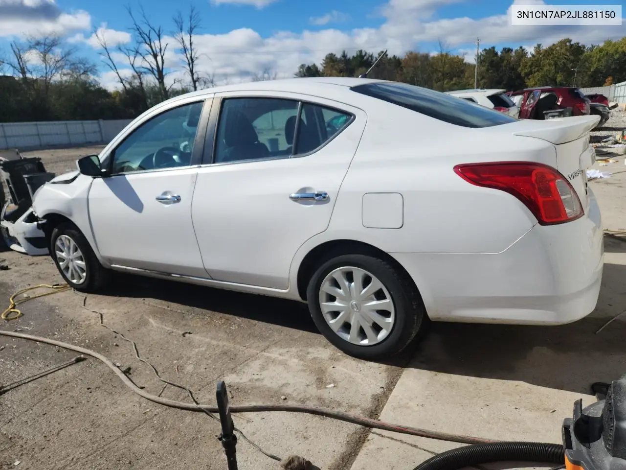3N1CN7AP2JL881150 2018 Nissan Versa S