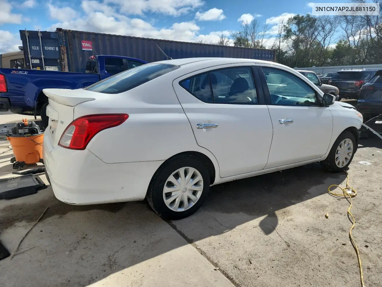 3N1CN7AP2JL881150 2018 Nissan Versa S