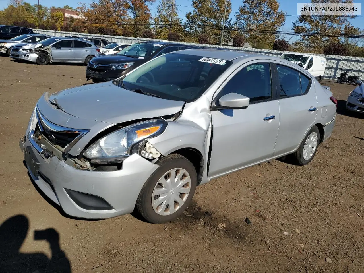 3N1CN7AP2JL885943 2018 Nissan Versa S