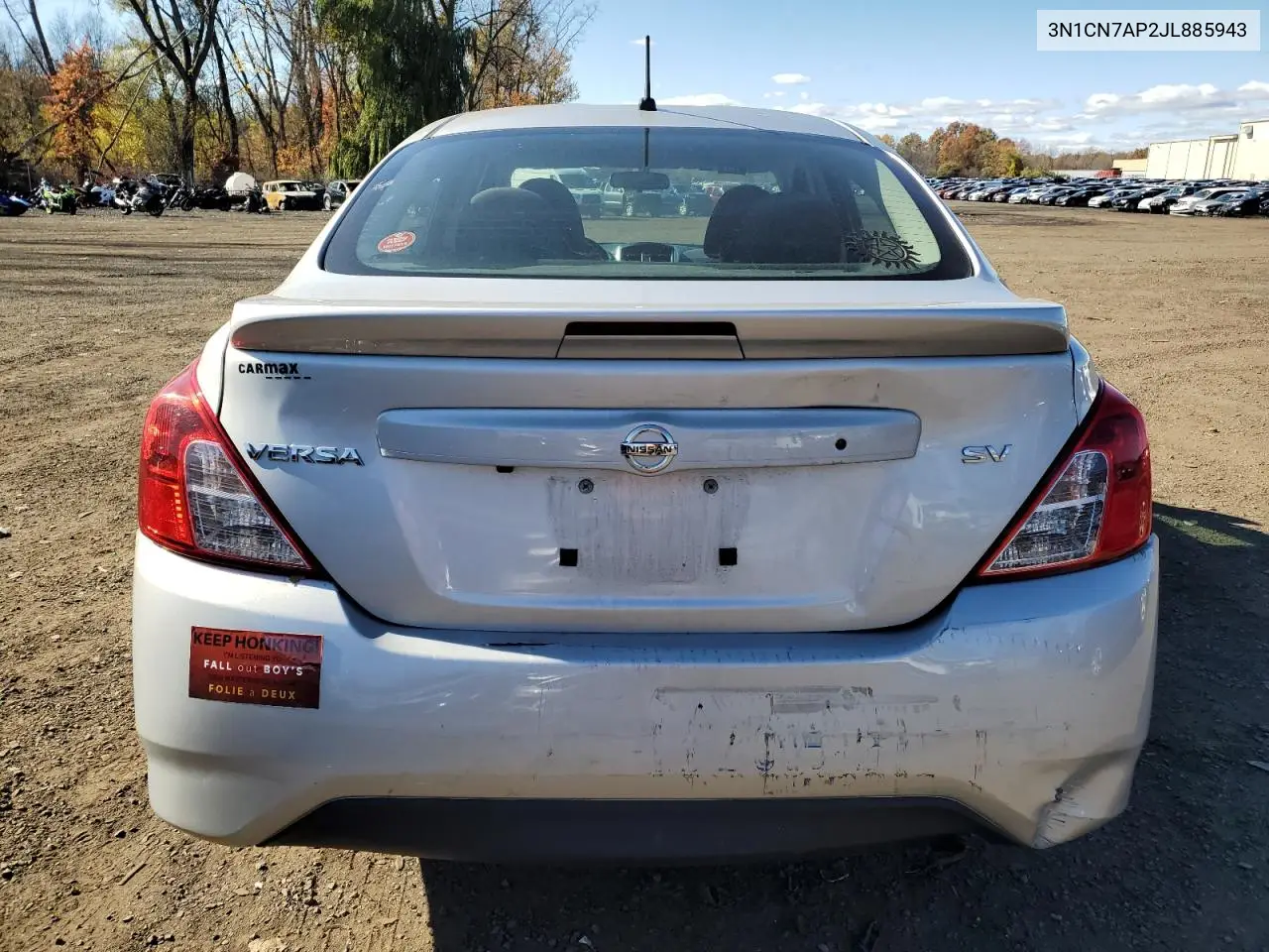 3N1CN7AP2JL885943 2018 Nissan Versa S