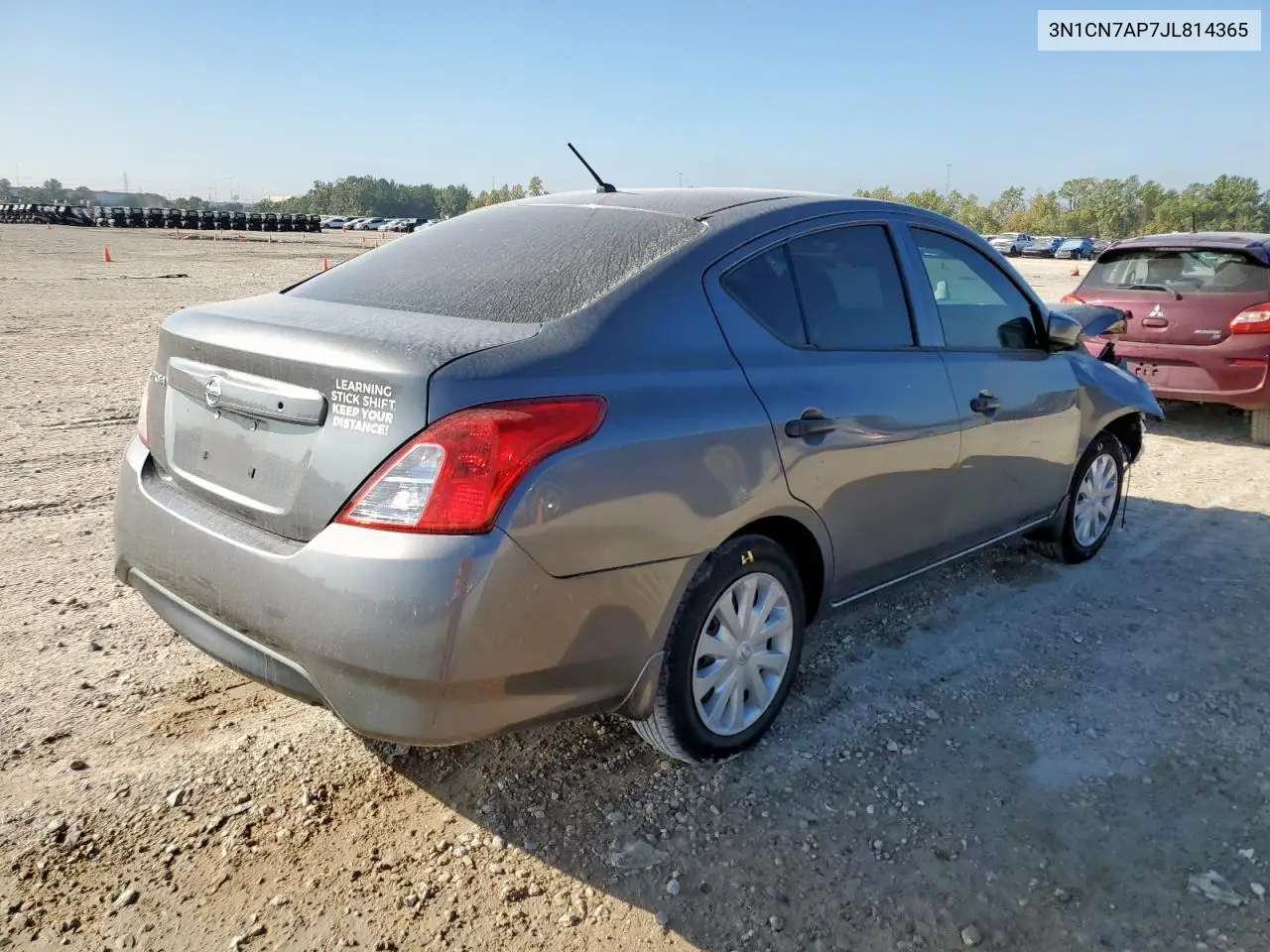 3N1CN7AP7JL814365 2018 Nissan Versa S