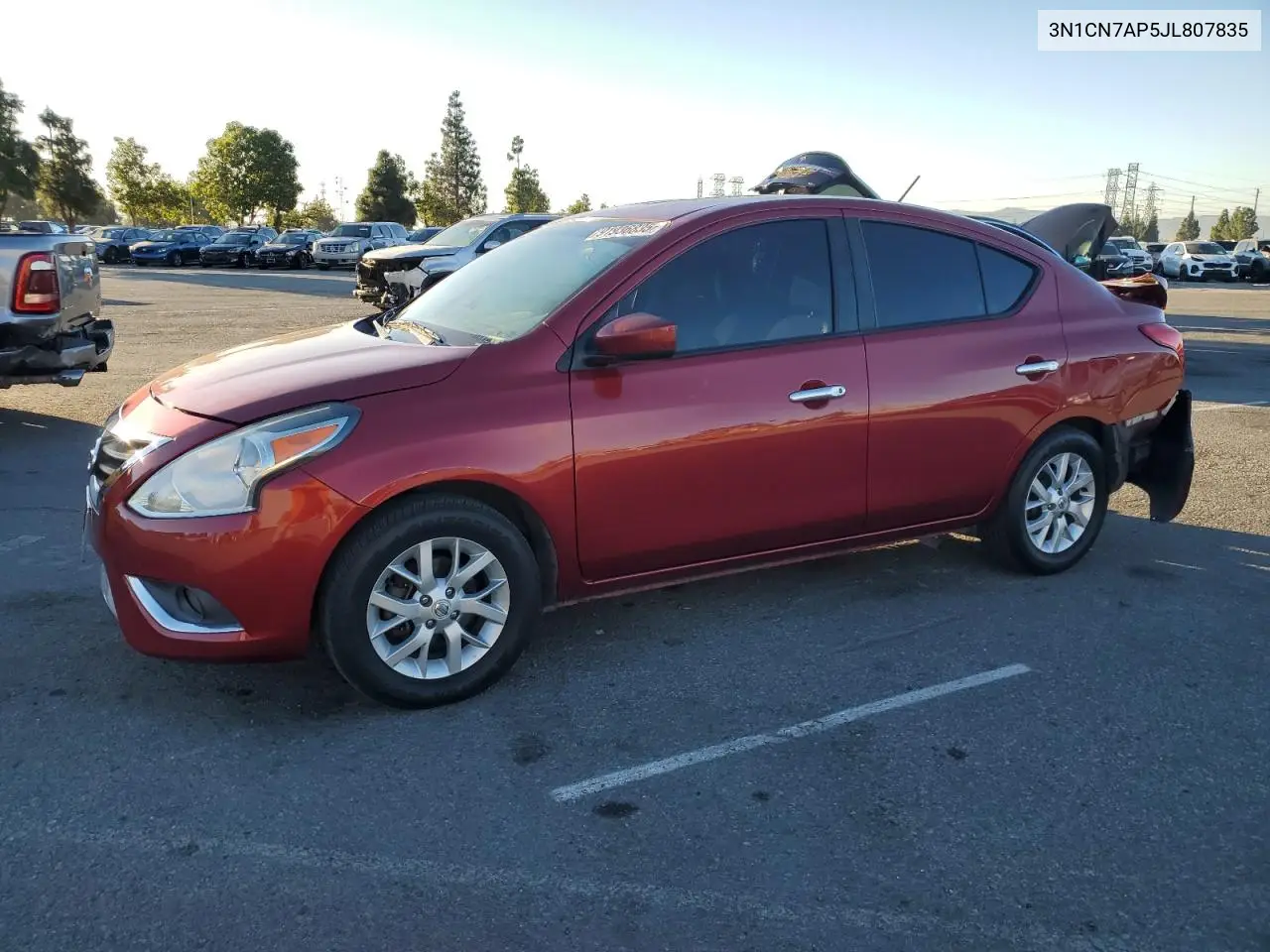 3N1CN7AP5JL807835 2018 Nissan Versa S
