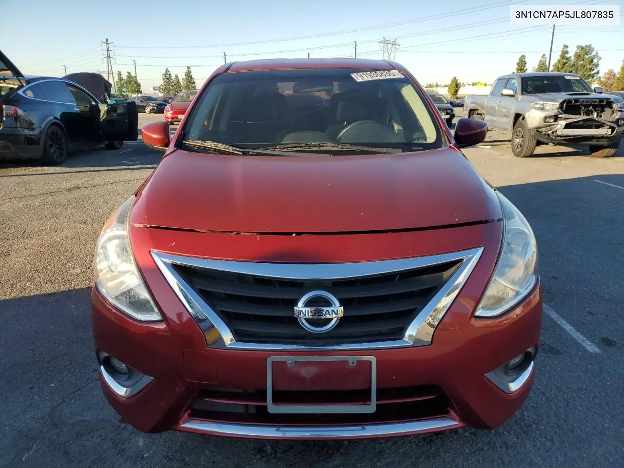 3N1CN7AP5JL807835 2018 Nissan Versa S