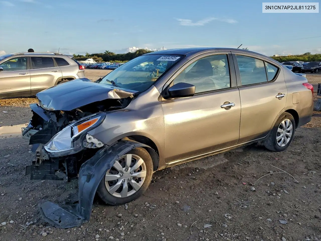 3N1CN7AP2JL811275 2018 Nissan Versa S