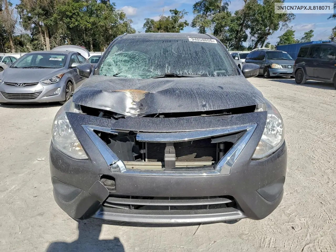 3N1CN7APXJL818071 2018 Nissan Versa S