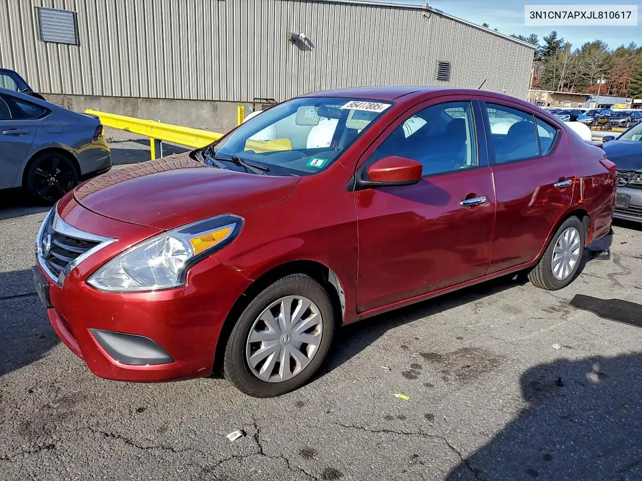 3N1CN7APXJL810617 2018 Nissan Versa S