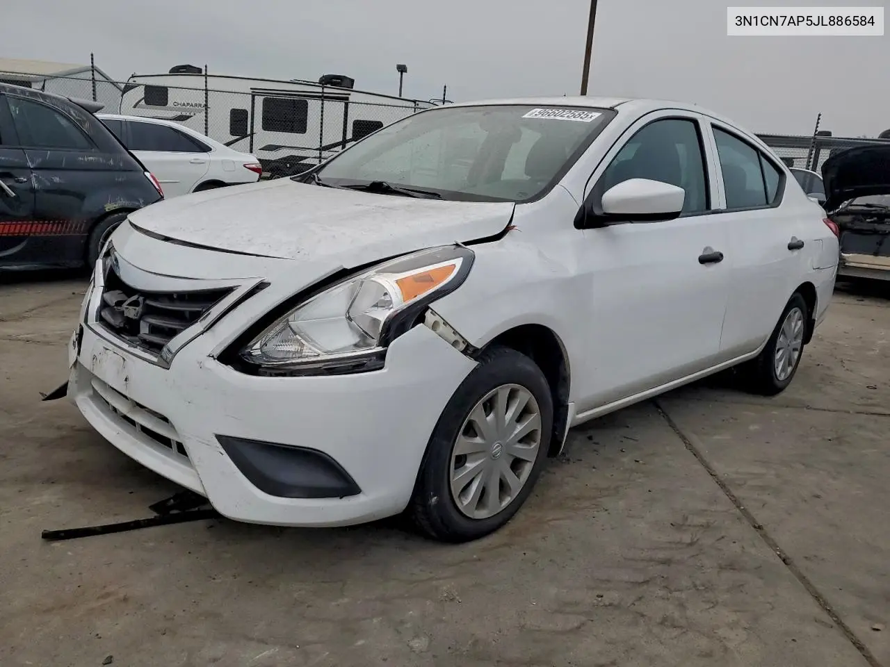 3N1CN7AP5JL886584 2018 Nissan Versa S