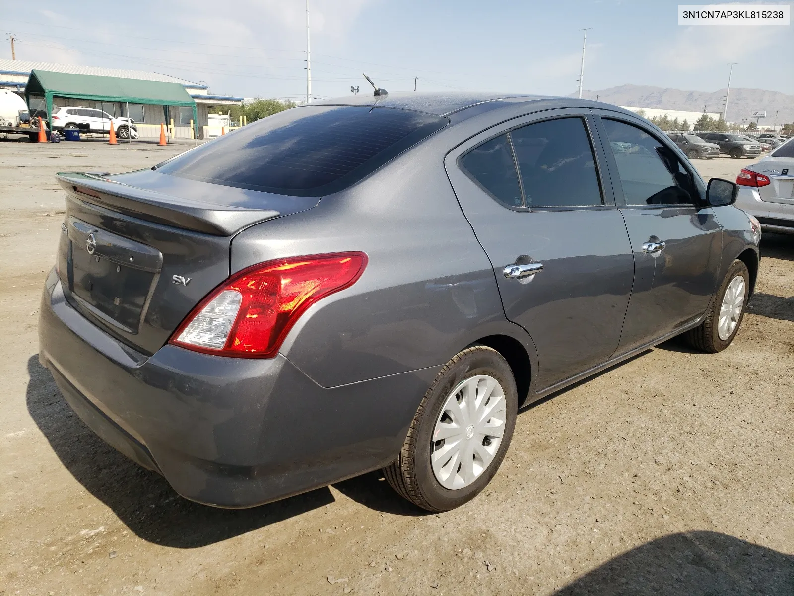 2019 Nissan Versa S VIN: 3N1CN7AP3KL815238 Lot: 61853244