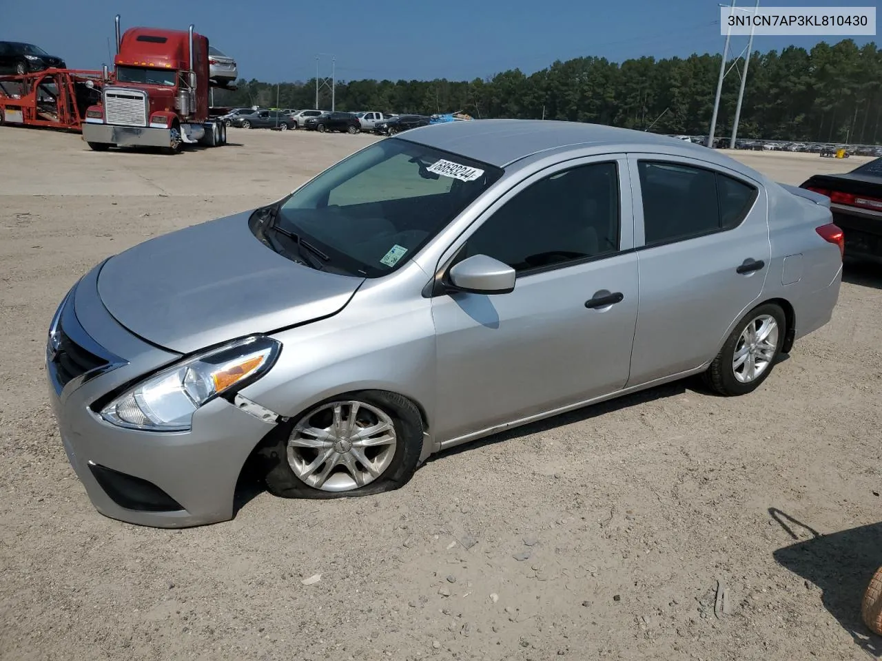 2019 Nissan Versa S VIN: 3N1CN7AP3KL810430 Lot: 68693244