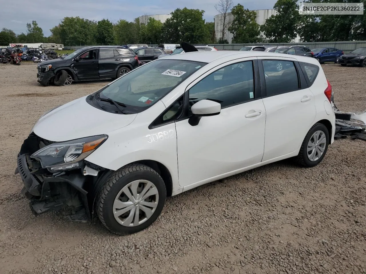 3N1CE2CP2KL360222 2019 Nissan Versa Note S