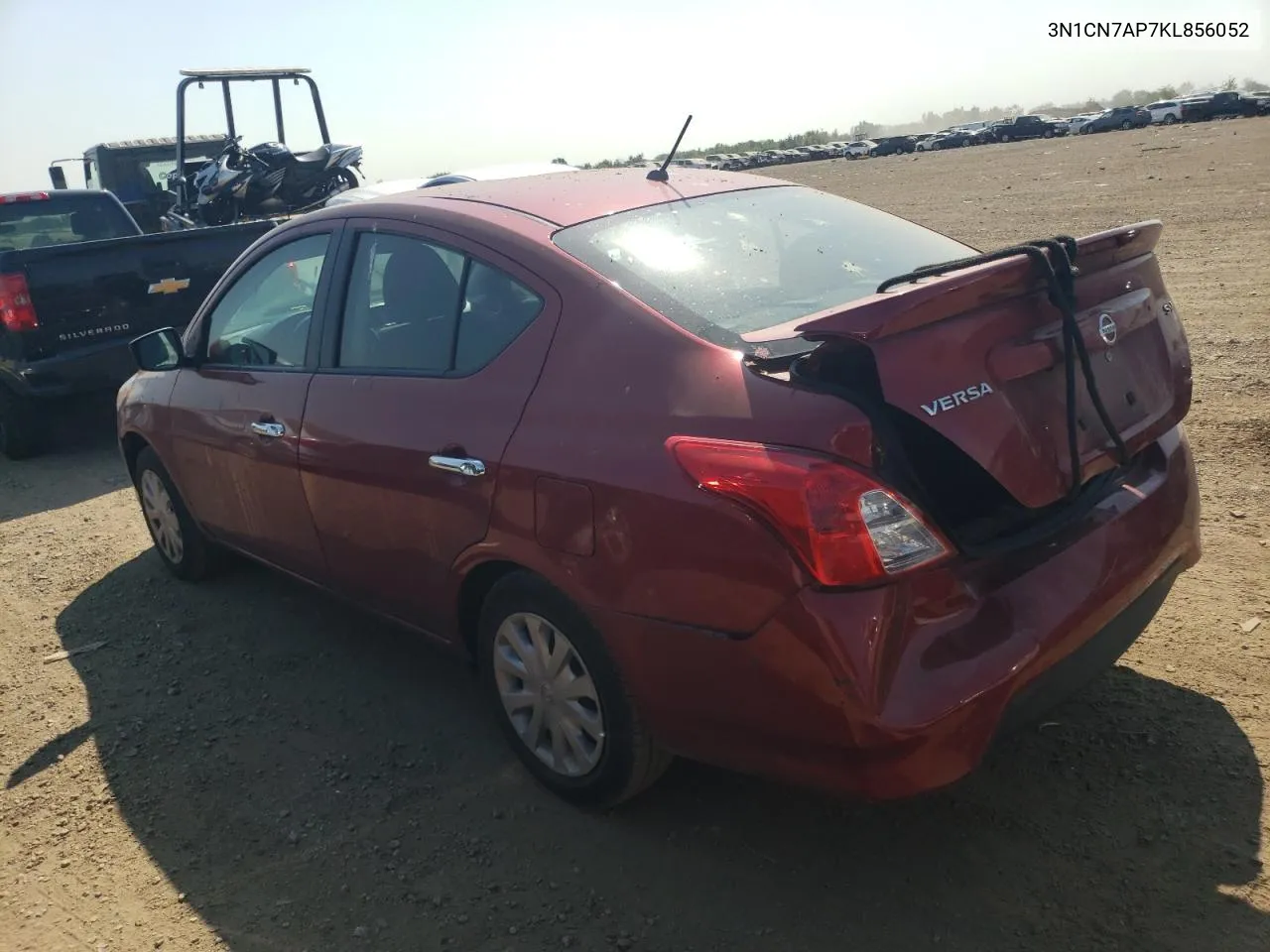 2019 Nissan Versa S VIN: 3N1CN7AP7KL856052 Lot: 71662314