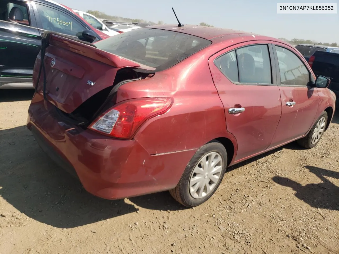 2019 Nissan Versa S VIN: 3N1CN7AP7KL856052 Lot: 71662314