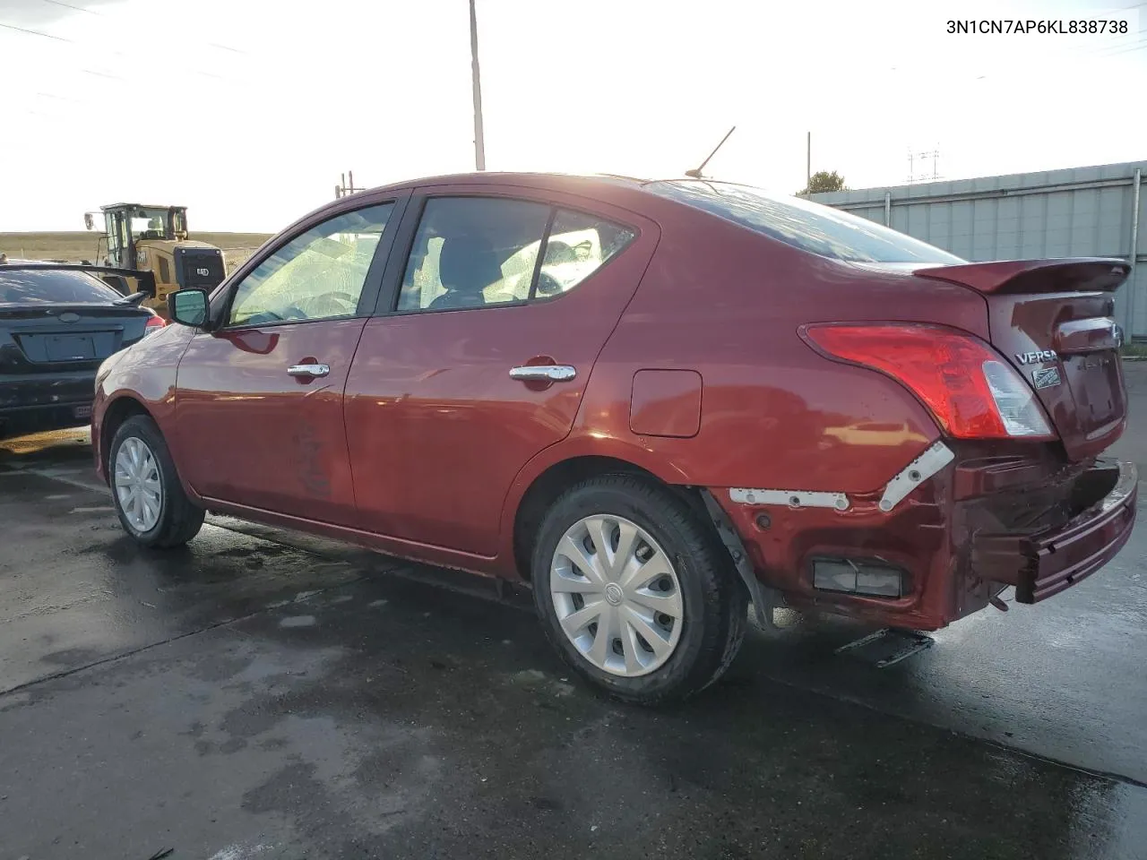 2019 Nissan Versa S VIN: 3N1CN7AP6KL838738 Lot: 72039164