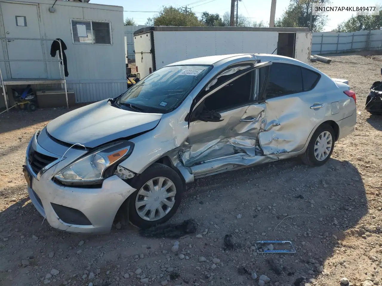 3N1CN7AP4KL849477 2019 Nissan Versa S