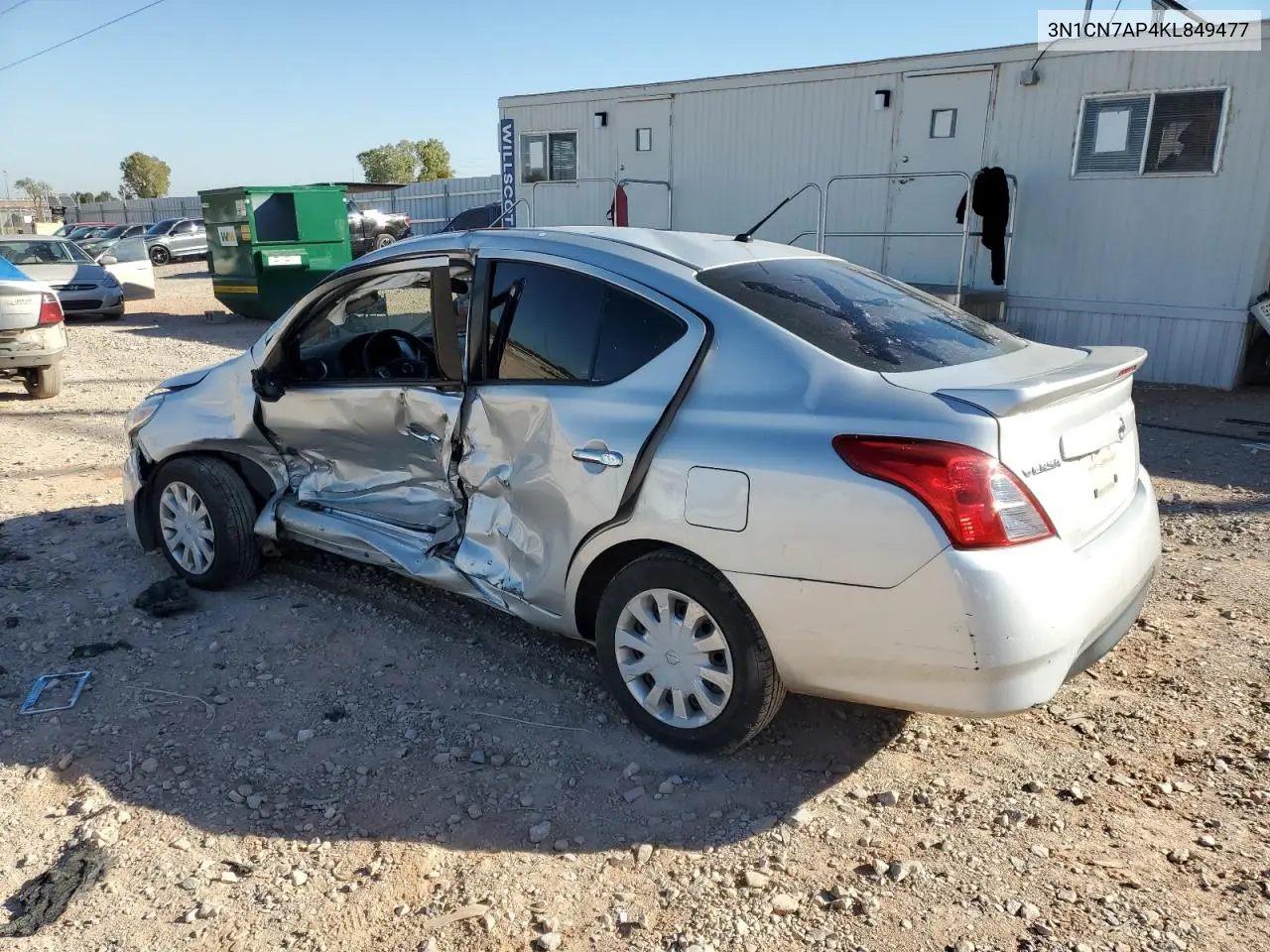 3N1CN7AP4KL849477 2019 Nissan Versa S