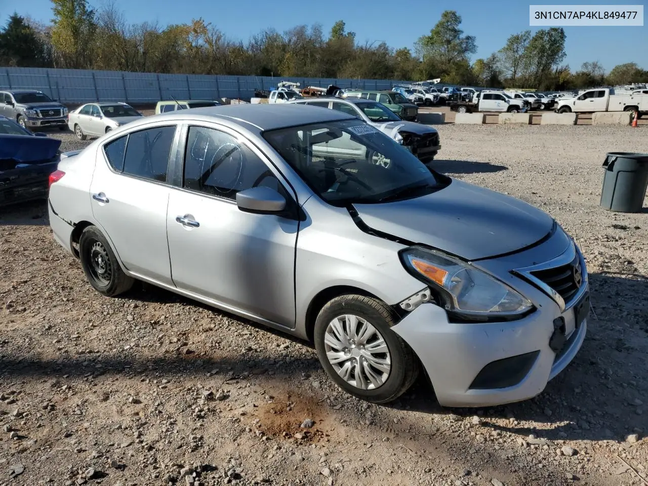 3N1CN7AP4KL849477 2019 Nissan Versa S