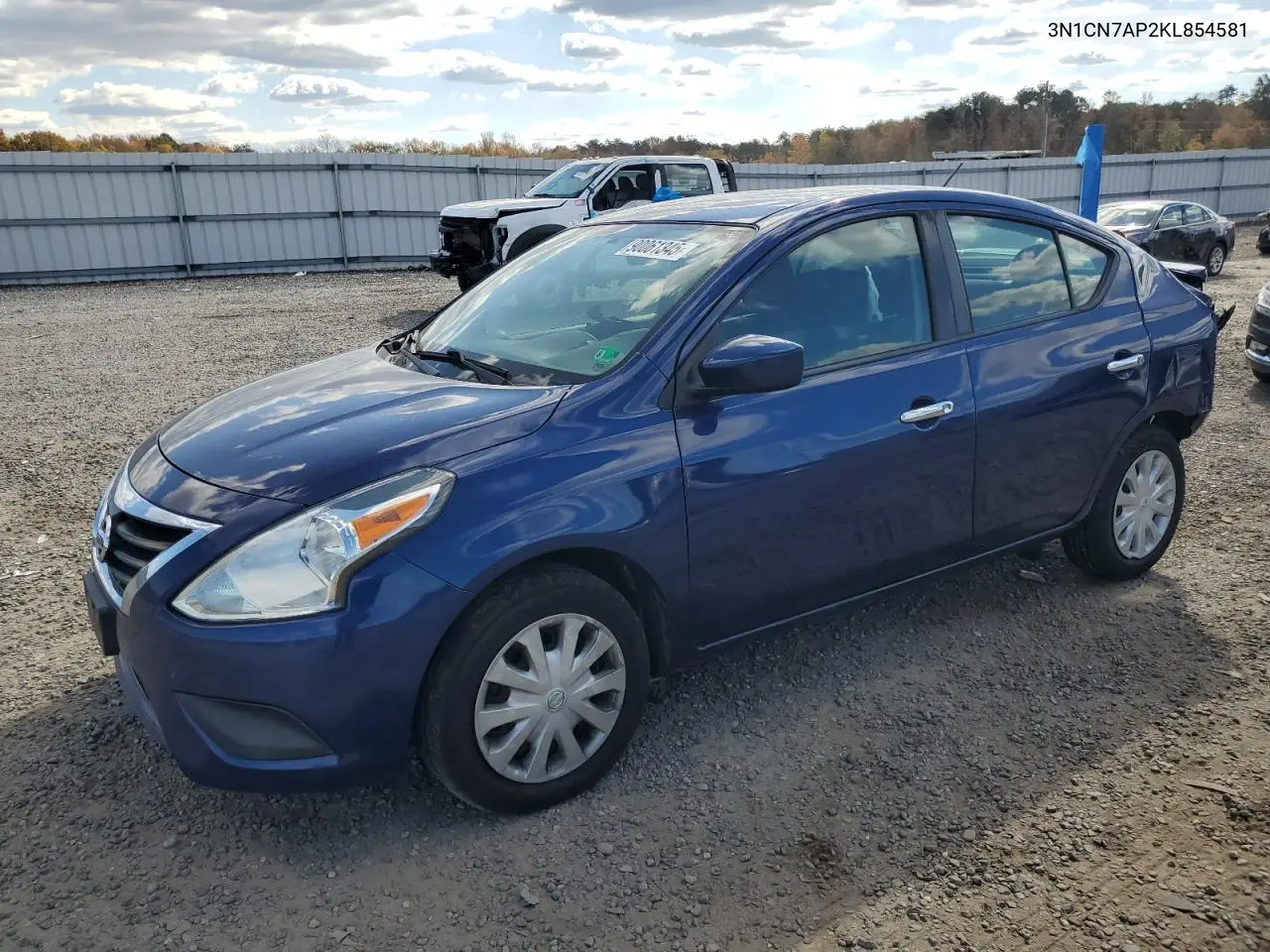 3N1CN7AP2KL854581 2019 Nissan Versa S