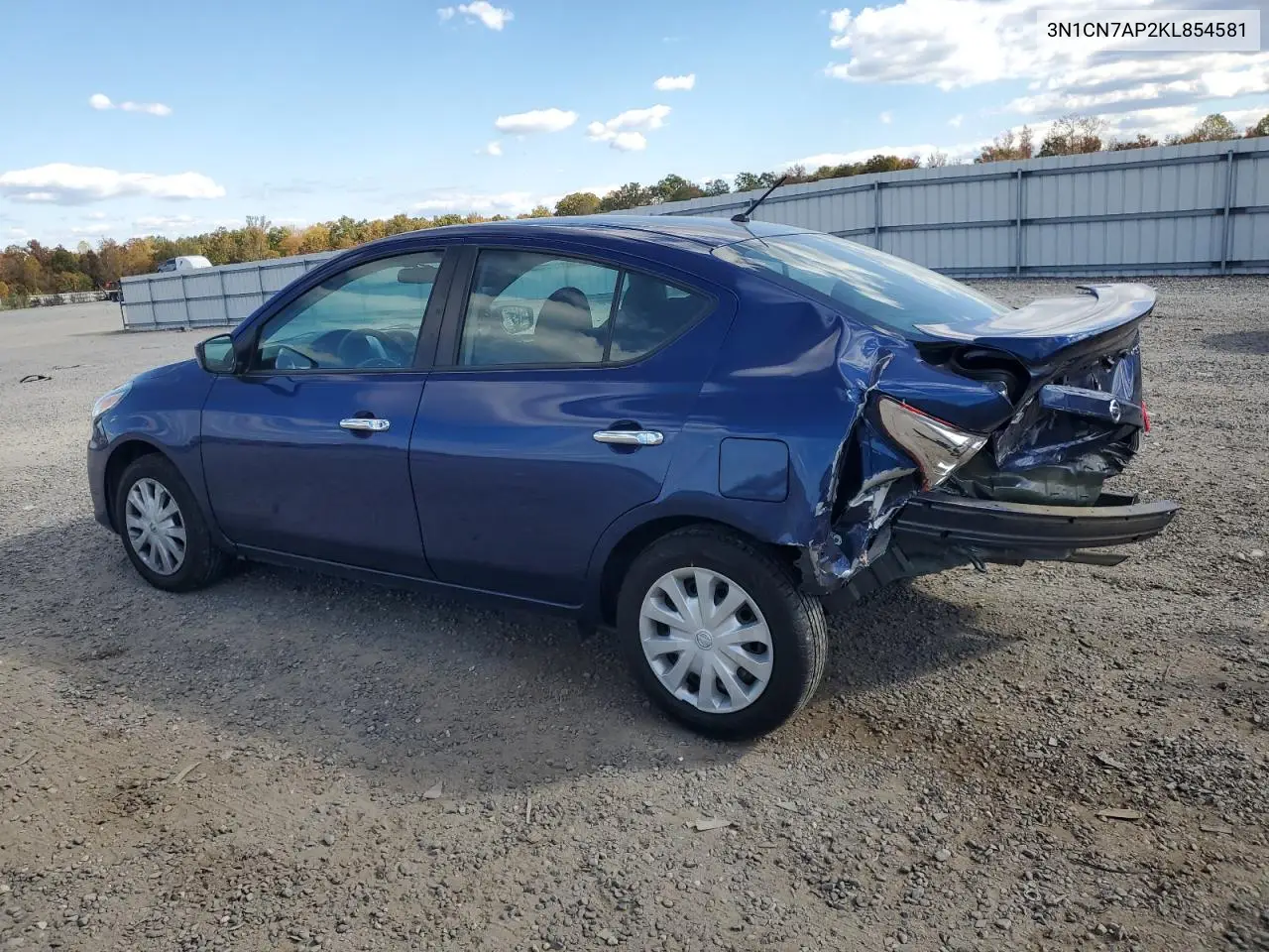 3N1CN7AP2KL854581 2019 Nissan Versa S