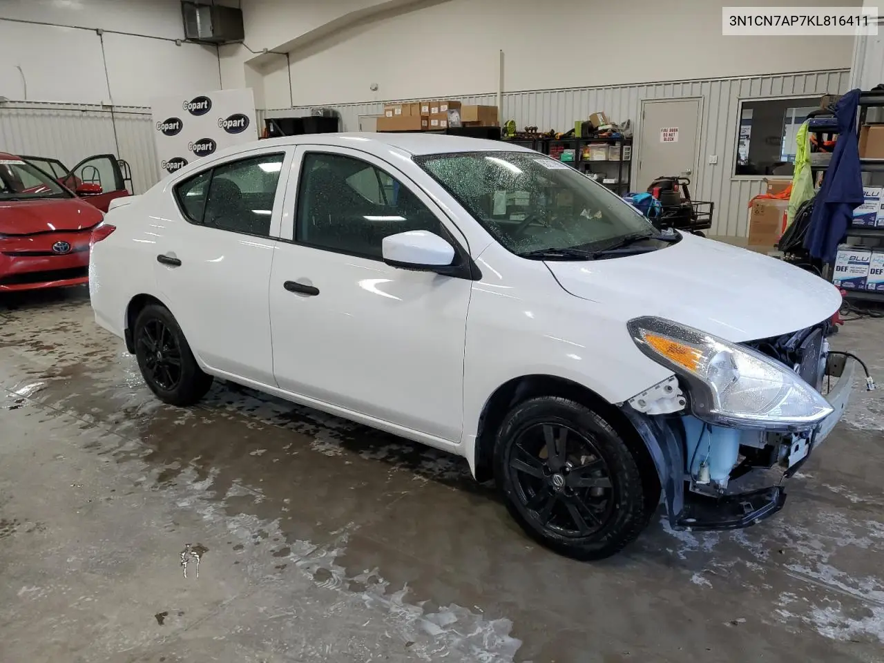 3N1CN7AP7KL816411 2019 Nissan Versa S