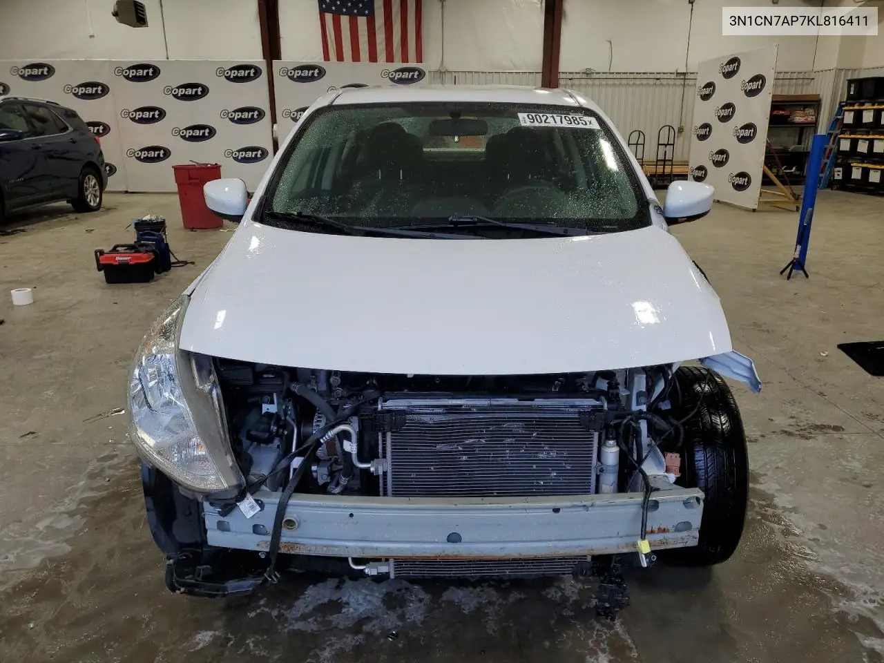 3N1CN7AP7KL816411 2019 Nissan Versa S