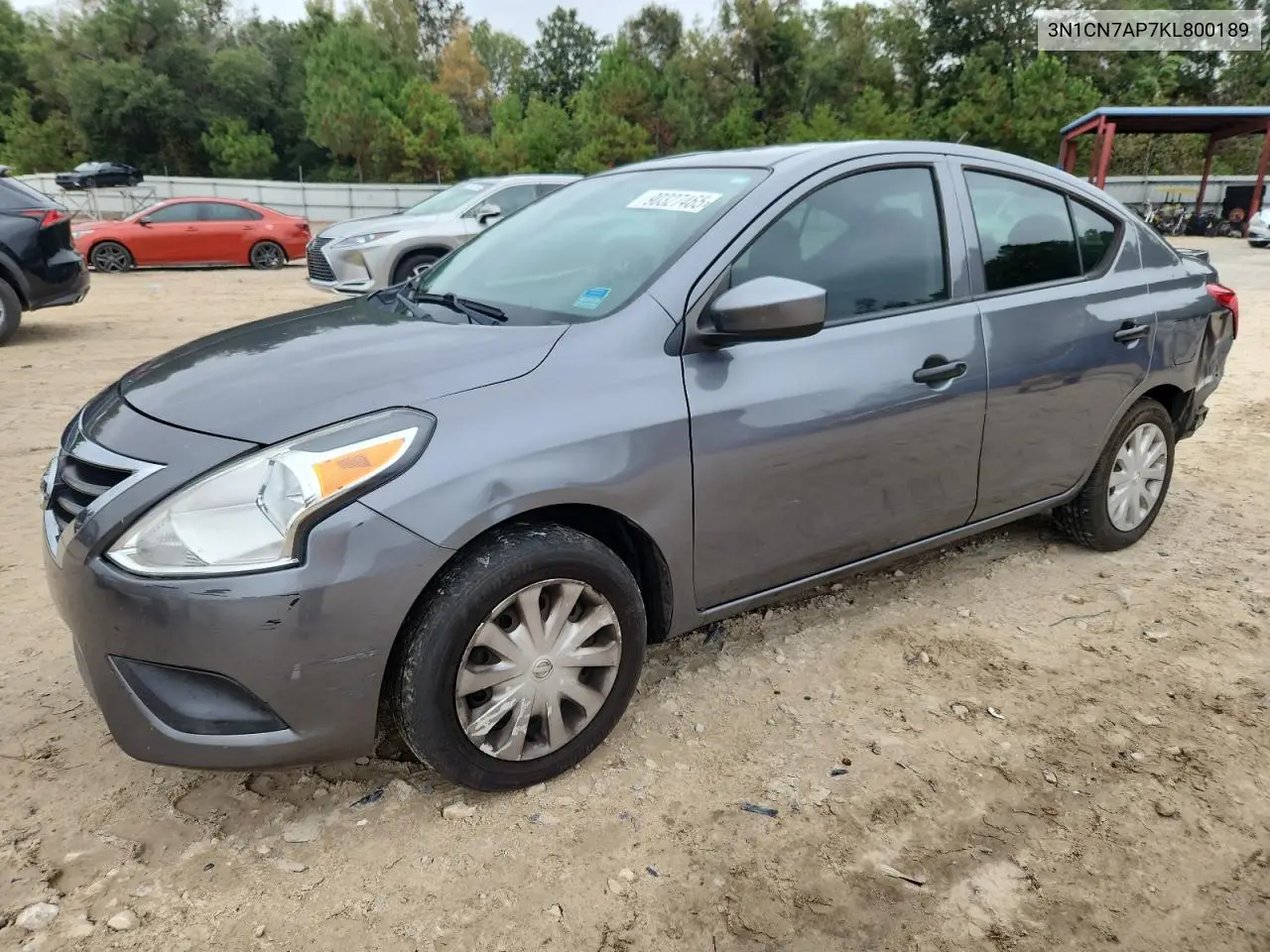 3N1CN7AP7KL800189 2019 Nissan Versa S