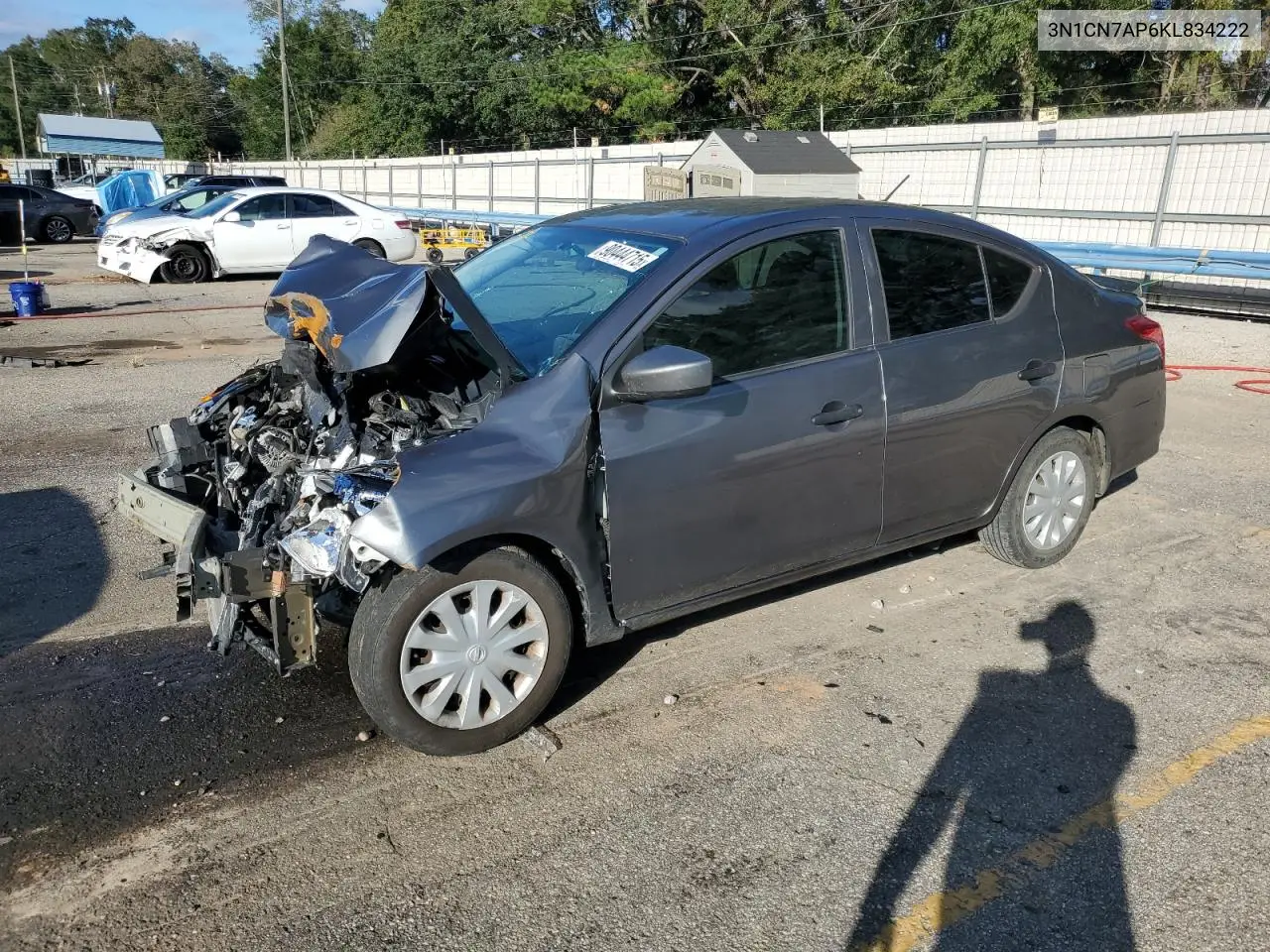 3N1CN7AP6KL834222 2019 Nissan Versa S