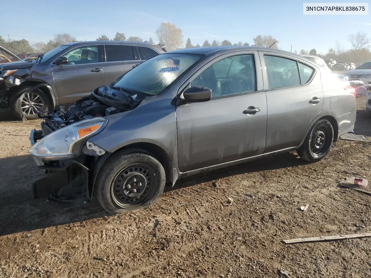 3N1CN7AP8KL838675 2019 Nissan Versa S