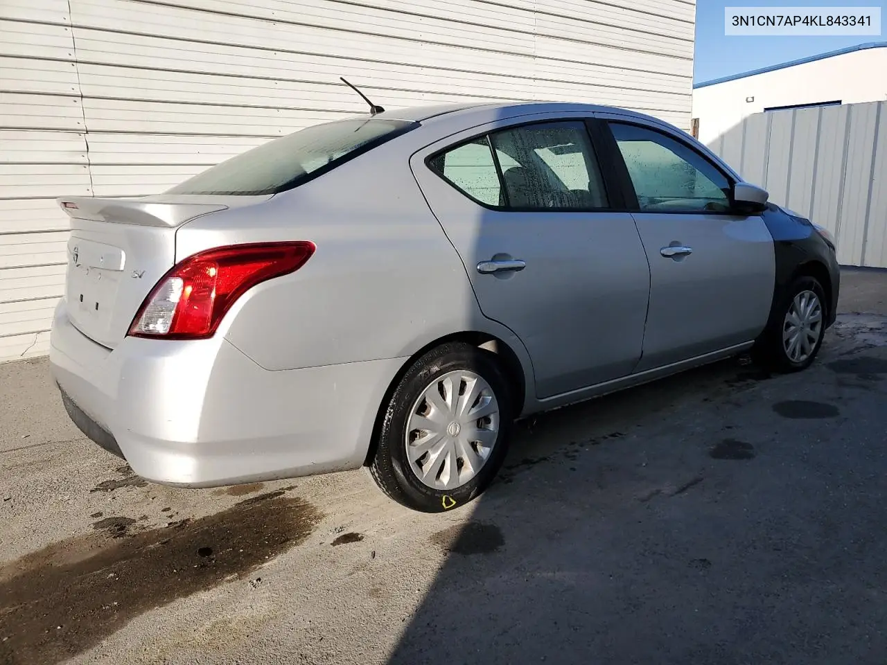 3N1CN7AP4KL843341 2019 Nissan Versa S