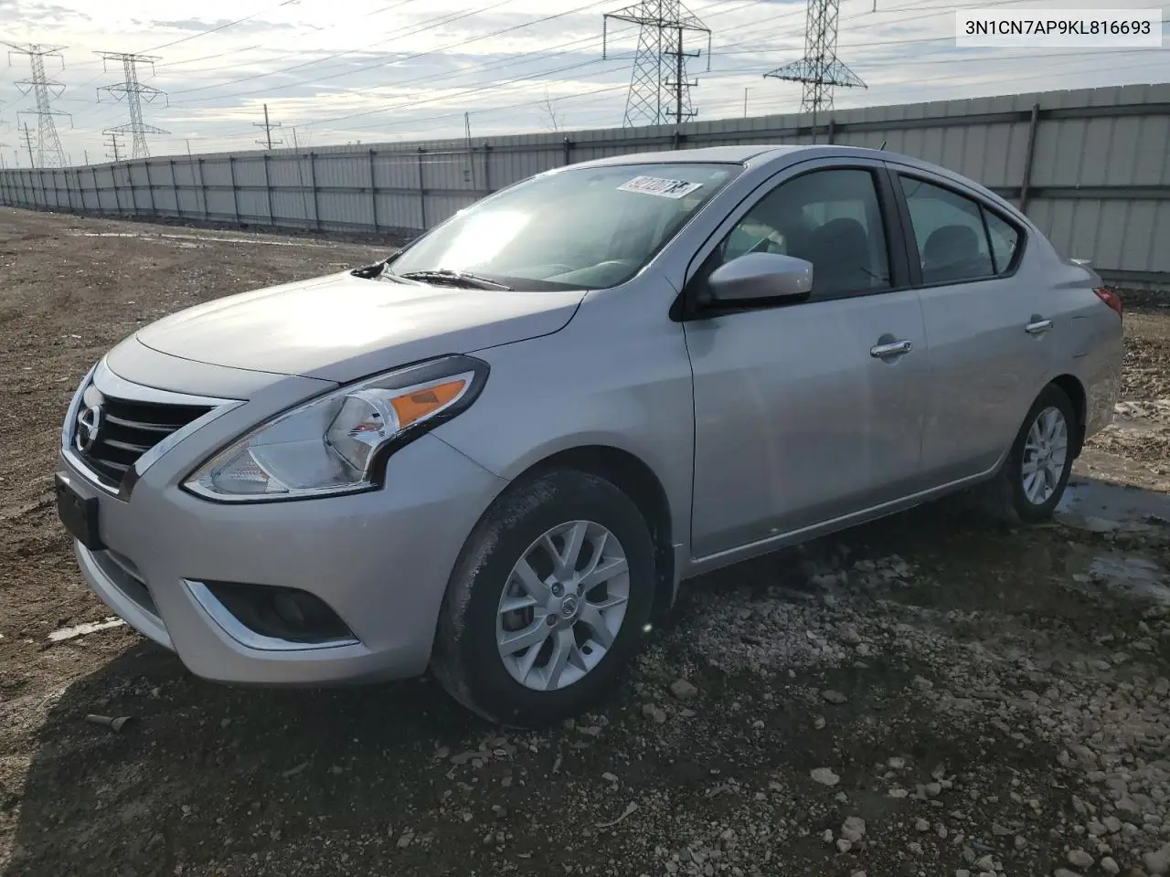 3N1CN7AP9KL816930 2019 Nissan Versa S