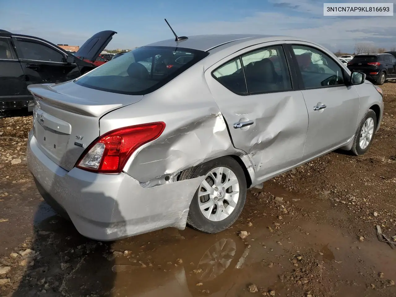 3N1CN7AP9KL816930 2019 Nissan Versa S