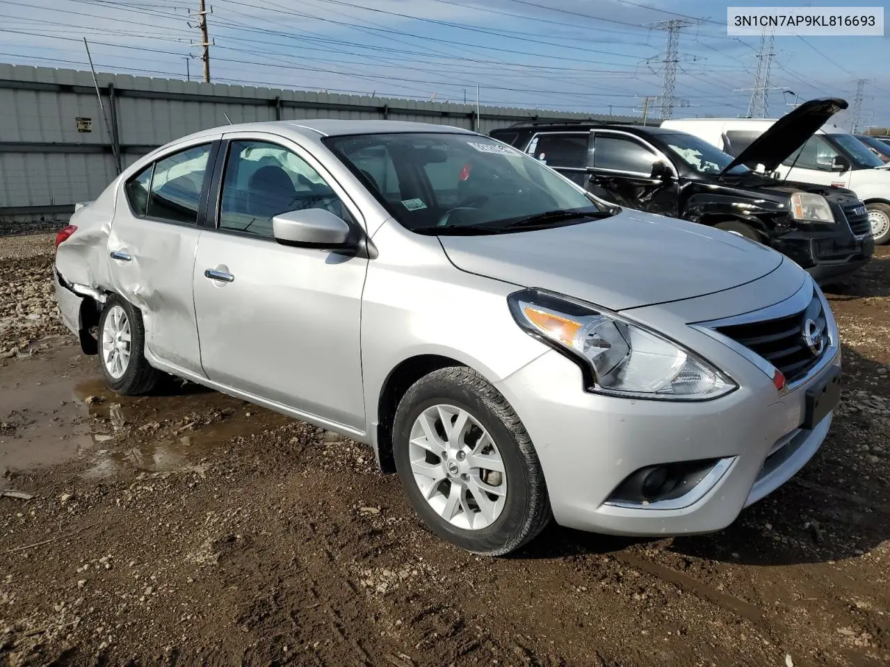 3N1CN7AP9KL816930 2019 Nissan Versa S