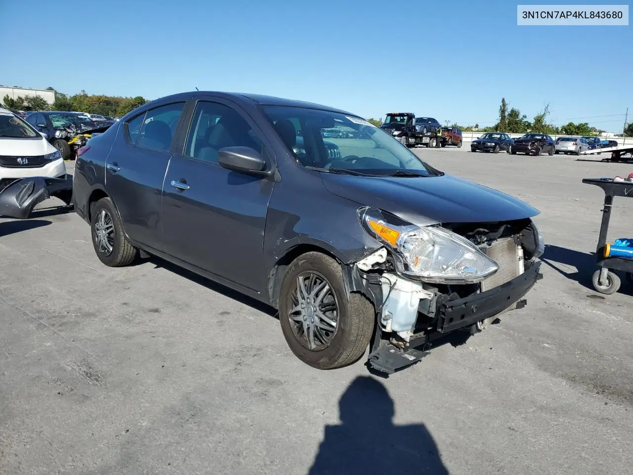 3N1CN7AP4KL843680 2019 Nissan Versa S