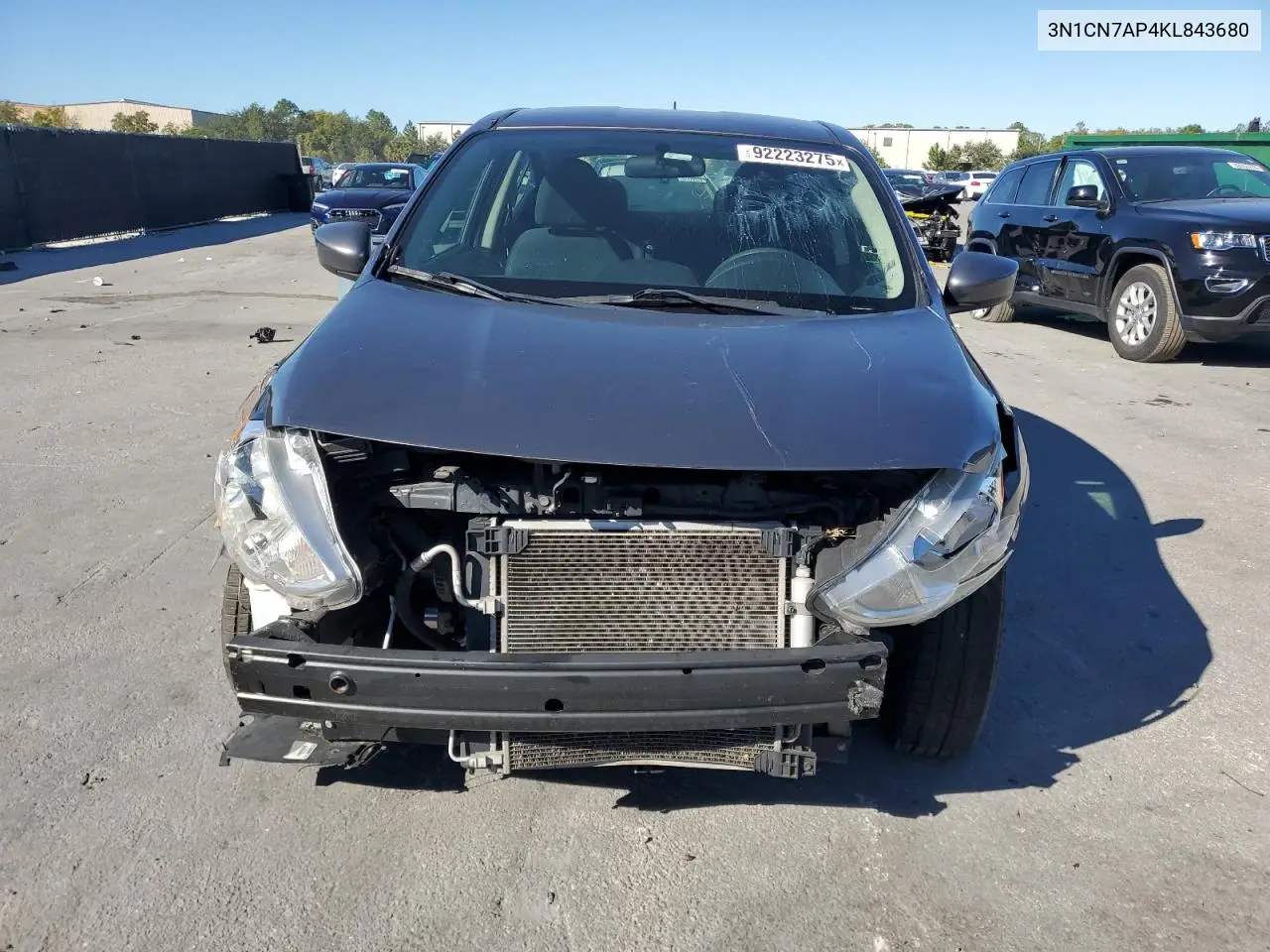 3N1CN7AP4KL843680 2019 Nissan Versa S