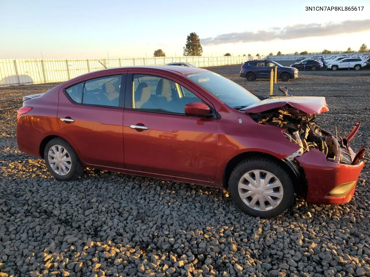 3N1CN7AP8KL865617 2019 Nissan Versa S