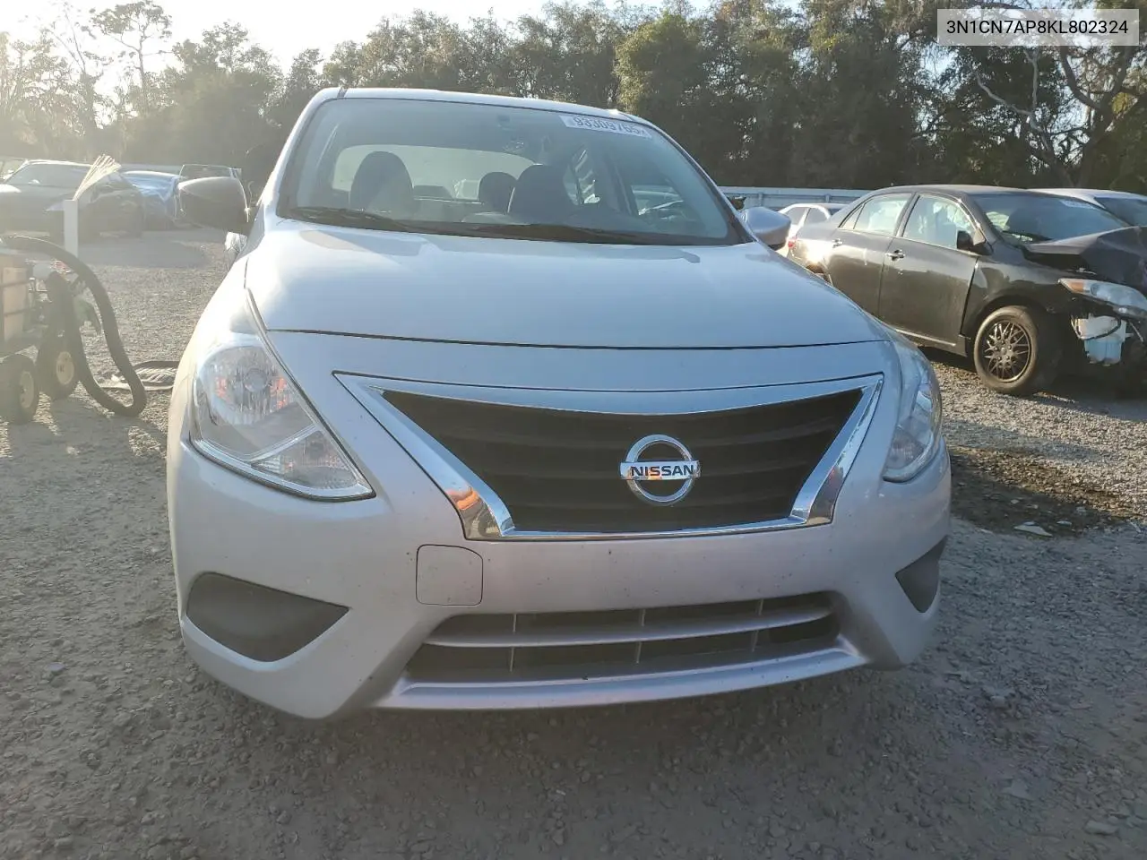 3N1CN7AP8KL802324 2019 Nissan Versa S