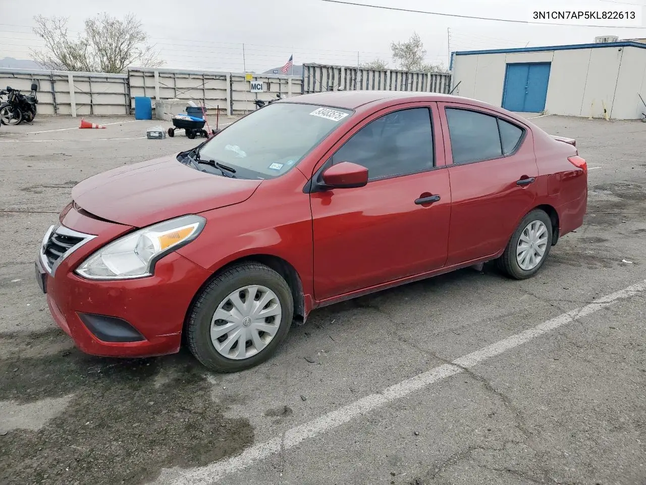 3N1CN7AP5KL822613 2019 Nissan Versa S