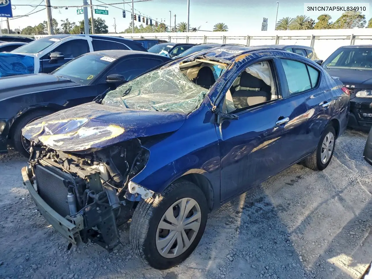 3N1CN7AP5KL834910 2019 Nissan Versa S