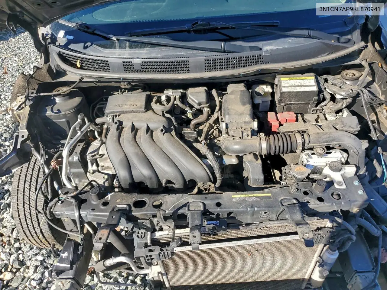 3N1CN7AP9KL870941 2019 Nissan Versa S