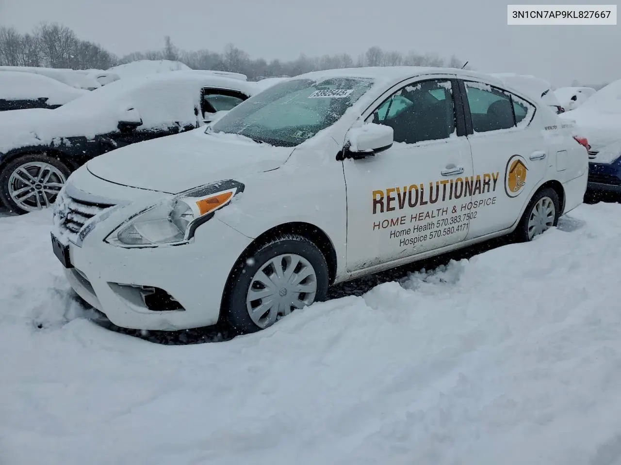 3N1CN7AP9KL827667 2019 Nissan Versa S