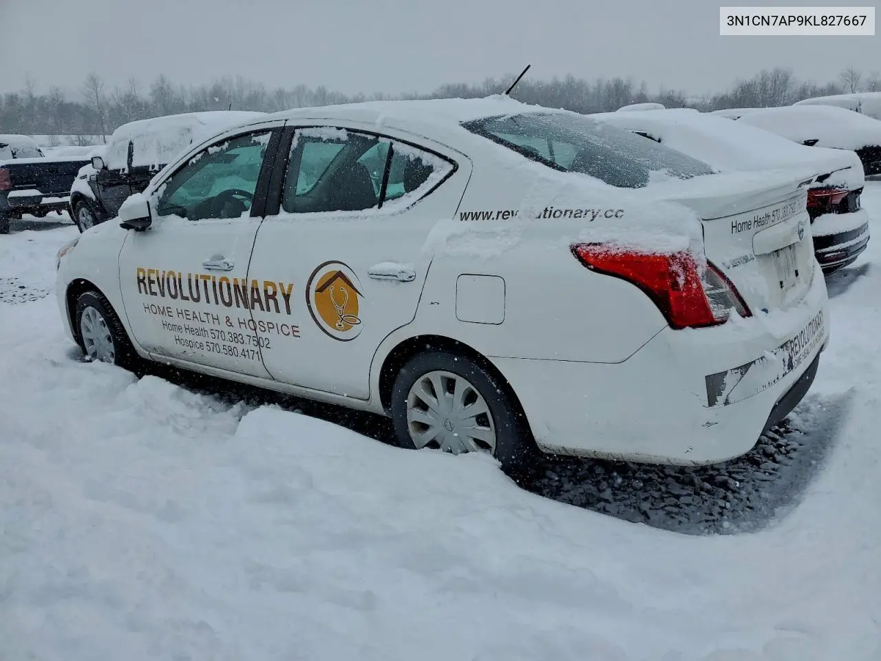 3N1CN7AP9KL827667 2019 Nissan Versa S