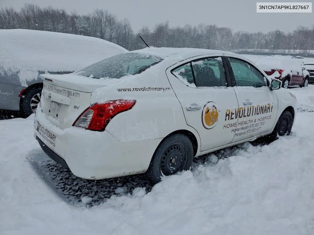 3N1CN7AP9KL827667 2019 Nissan Versa S