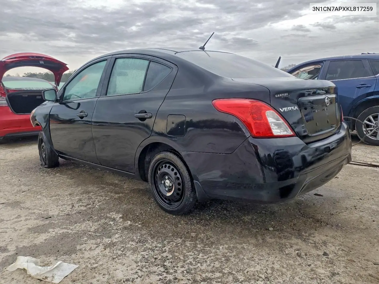 3N1CN7APXKL817259 2019 Nissan Versa S